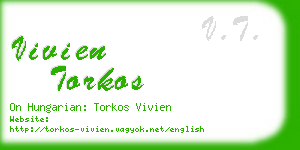 vivien torkos business card